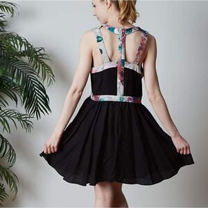 Keepsake the Label Australian Designer Skater Dress with Color Straps L  